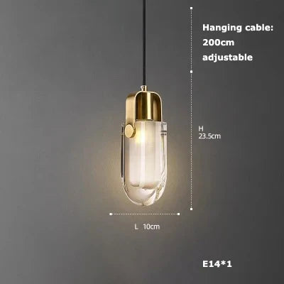 DecorBites™ Crystal LED Ceiling Chandelier - Dimmable Art Deco Pendant Light