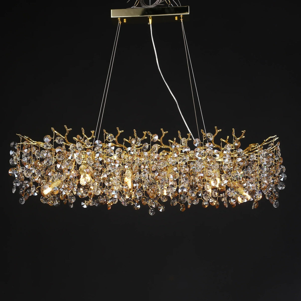Decorbites™ Gran Lámpara de Cristal para Comedor - Luz Colgante de Isla LED Nórdica