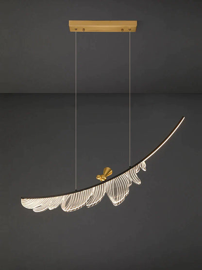 Lámpara de araña de cobre italiano DecorBites™: Diseño moderno y lujoso con guía de luz para restaurantes y bares.