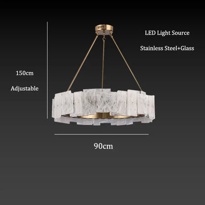 DecorBites™ Cloud Mist Glass Pendant Lights LED Room Decoration Lighting