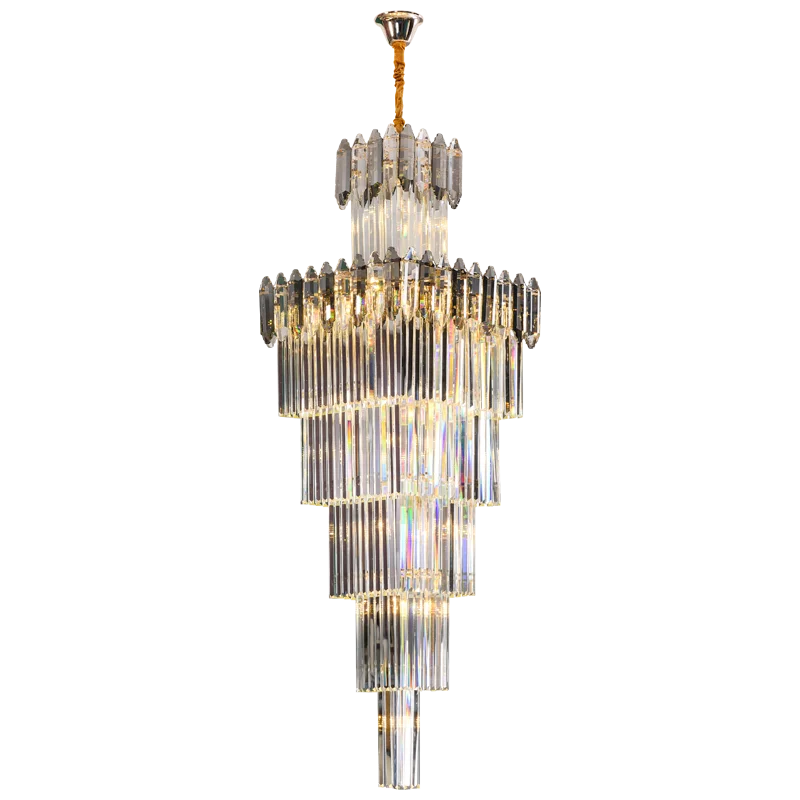 DecorBites™ Crystal Chandelier: Elegant Light Fixture for Luxury Interiors