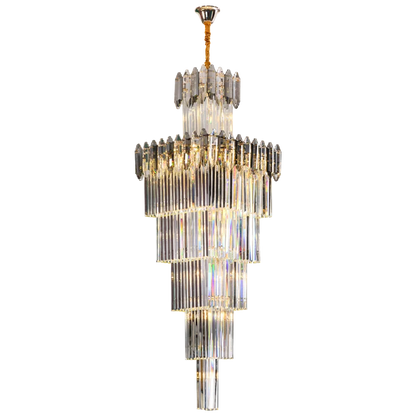 DecorBites™ Crystal Chandelier: Elegant Light Fixture for Luxury Interiors