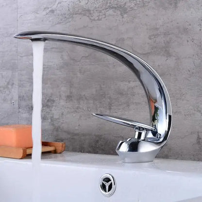 DecorBites™ Basin Faucet: Rose Gold/Black/Gold Bathroom Sink Mixer Tap made of Brass