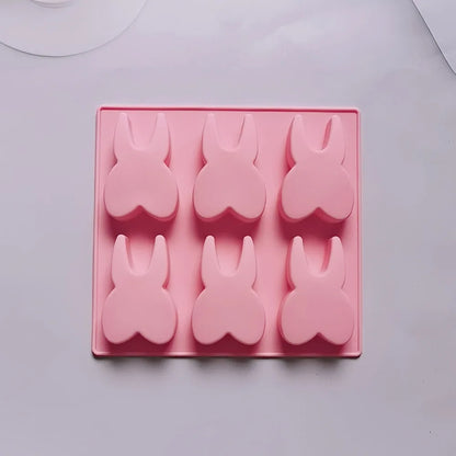 DecorBites™ 6 Hole Tooth Silicone Mold - Cake Biscuit Candy Ice Cube Bakeware