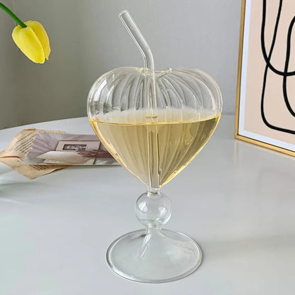 DecorBites™ Globe Shape Wine Glasses Set for Home Bar Parties and Events