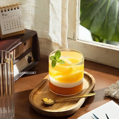 DecorBites™ High Temp Resistant Glass Dessert Cup Cocktail Glass Wedding Party Cup