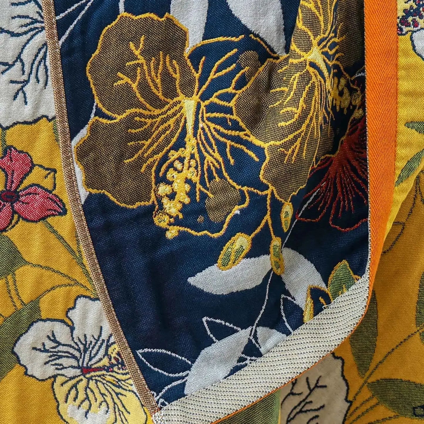 DecorBites™ Cotton Bath Towel - Boho Floral Design - Absorbent & Quick Dry - Large Size 80x160cm