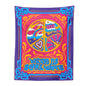 Decobites Psychedelic Peace Symbol Tapestry Wall Hanging Home Decor