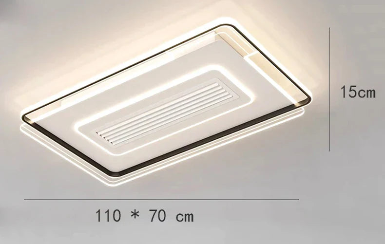 مروحة سقف غرفة نوم الأطفال DecorBites™ مع جهاز تحكم عن بعد وإضاءة - مروحة LED حديثة بدون شفرات