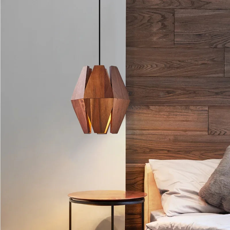 Wooden Japanese Pendant Lamp