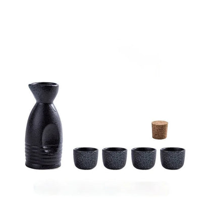 DecorBites™ Ceramic Wine Sake Set with Heater and Dispenser