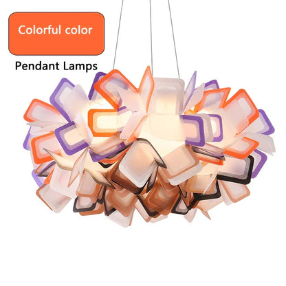 Lámpara colgante de techo con forma de flor LED DecorBites™ para sala de estar y dormitorio