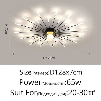 DecorBites™ LED Chandelier Lights - Modern Indoor Lighting for Living Room, Kids Room, Bedroom