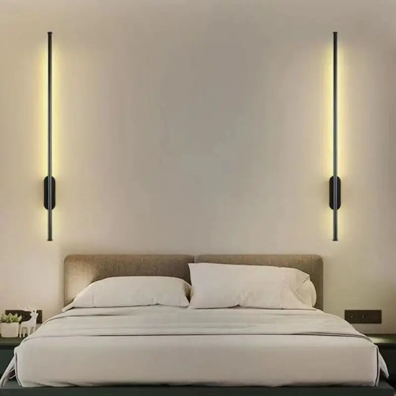 Black Tube Wall Lamp