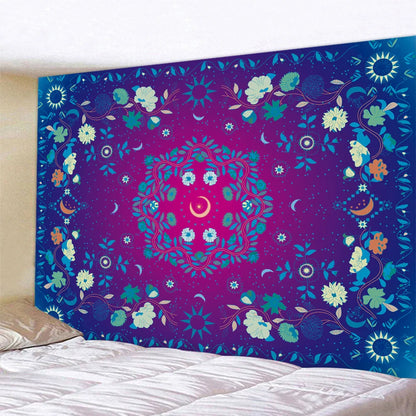 Decobites Psychedelic Butterfly Sun Moon Tapestry for Bohemian Bedroom Wall Decor