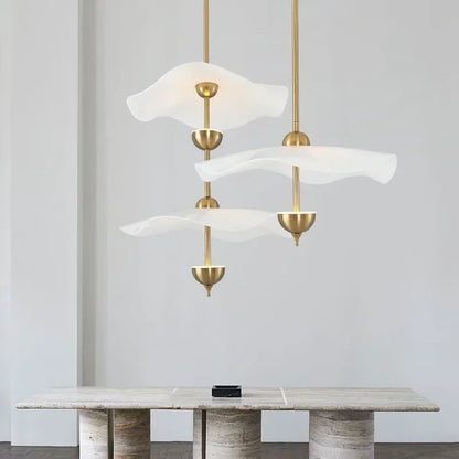 DecorBites™ Lotus Leaf Pendant Lights for Ceiling Staircase Chandelier - Modern LED Hanging Lamps
