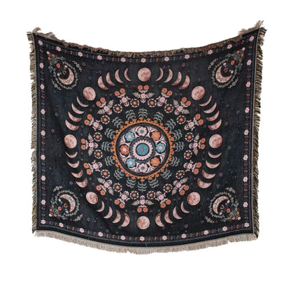 غطاء أريكة وسجادة نزهة Geo Tassel من DecorBites™