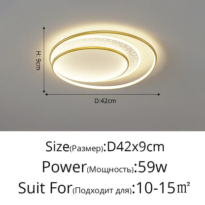 DecorBites™ Gold Gray LED Chandelier: Creativity Combo Round Star Lamps