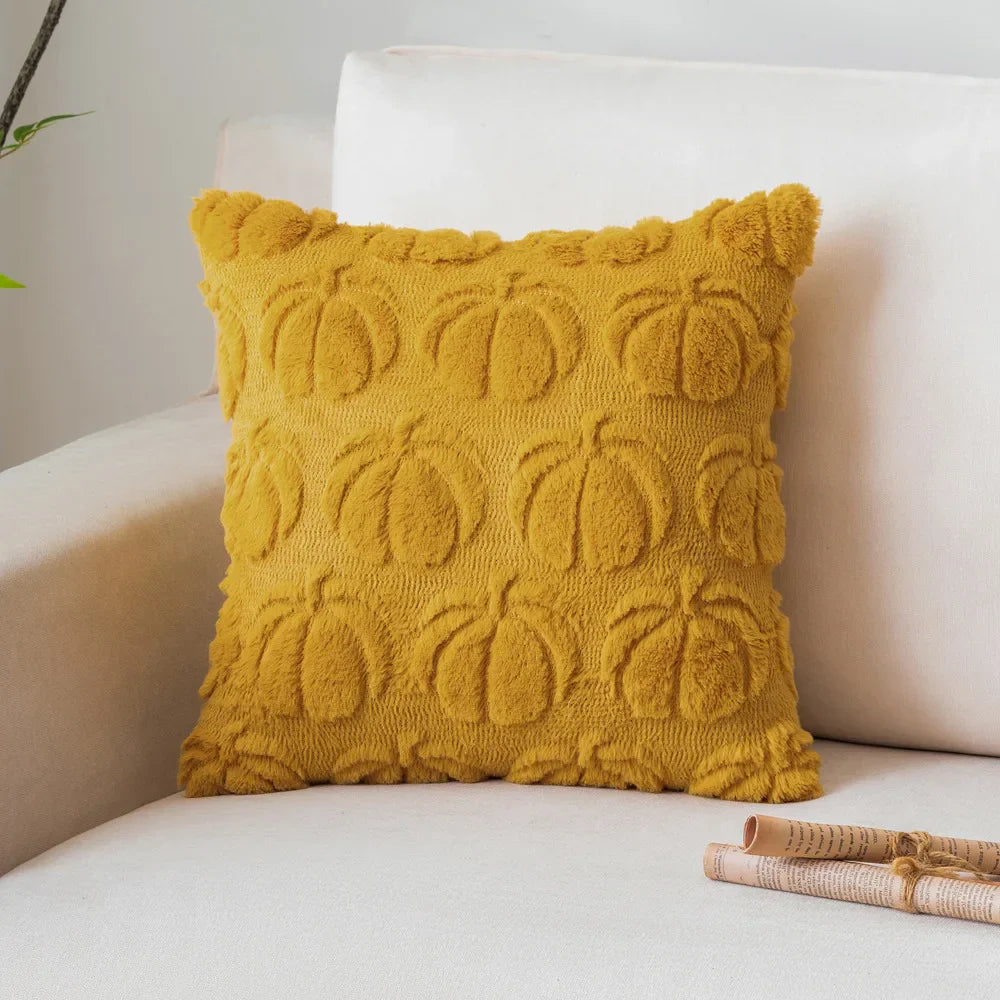 DecorBites™ Halloween Plush Cushion Cover for Festive Living Room Decor