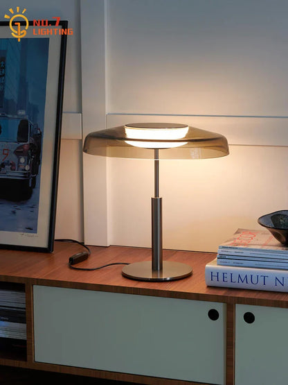 DecorBites™ DORA Stained Glass Floor Lamp Touch Switch Modern Vertical Table Lamp