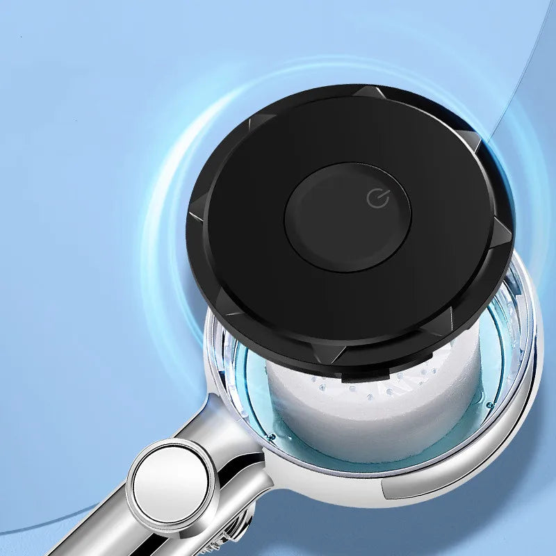 DecorBites™ LED Filtered Shower Head with Digital Display - High Pressure Water Saving