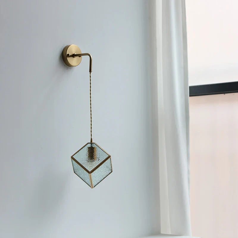 DecorBites™ LED Wall Lights Clear Glass Adjustable Bedside Lamp Nordic Modern Style