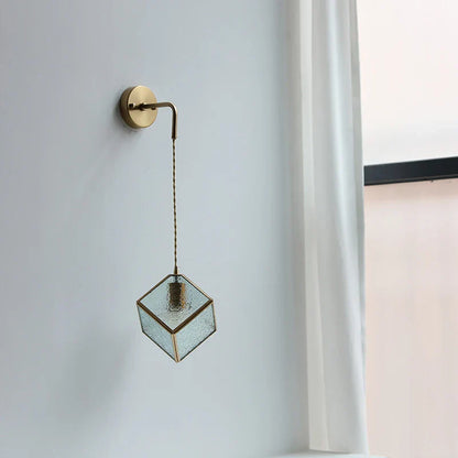 DecorBites™ LED Wall Lights Clear Glass Adjustable Bedside Lamp Nordic Modern Style