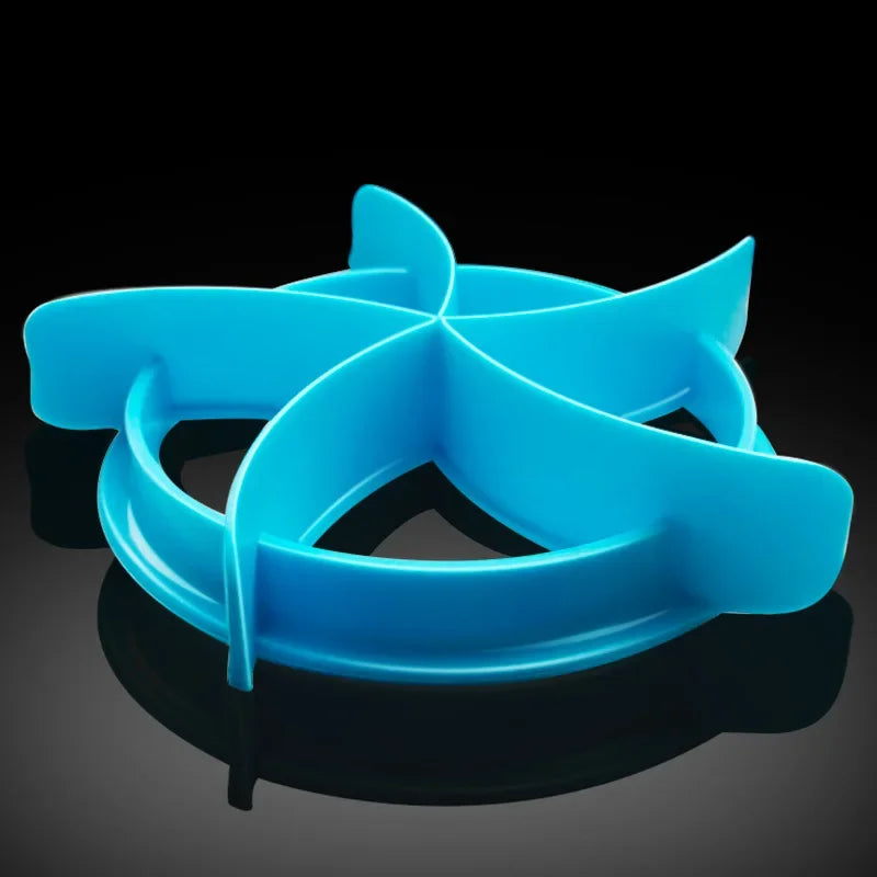 DecorBites™ Circular Oval Bread Molds Fan Shaped Dough Press Baking Tool