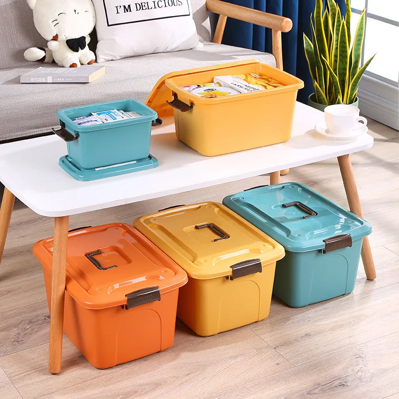 DecorBites™ Large Capacity Storage Box for Cosmetics, Toys, Snacks, Clothes Organizer