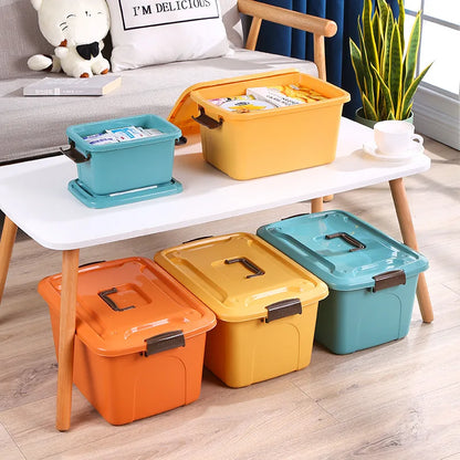 DecorBites™ Large Capacity Storage Box for Cosmetics, Toys, Snacks, Clothes Organizer