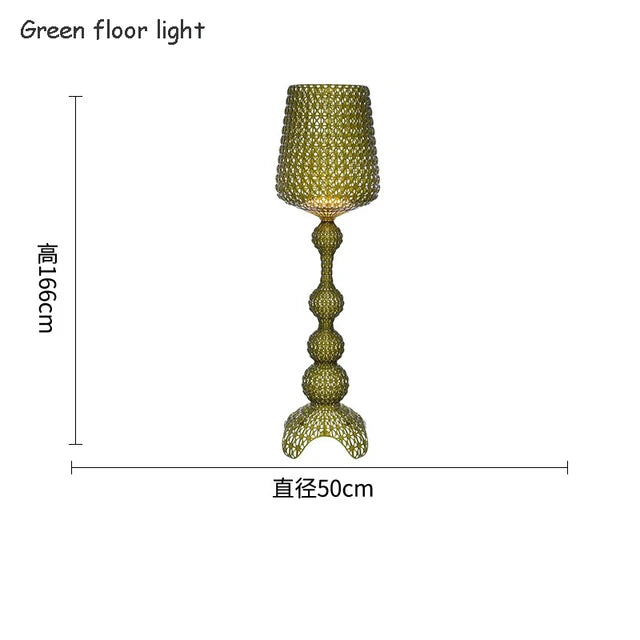 DecorBites™ Acrylic Kabuki Table Lamp LED Floor Light for Living Room Bedroom