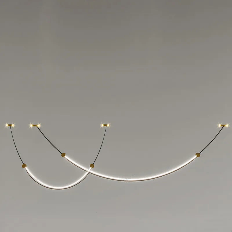 DecorBites™ Designer Arc Line Restaurant Lighting Chandelier