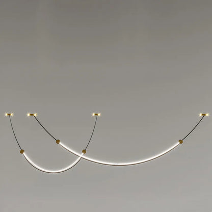 DecorBites™ Designer Arc Line Restaurant Lighting Chandelier