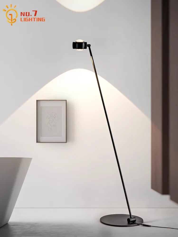 DecorBites™ Induction Dimming LED Vertical Floor Lamp for Modern Living Room