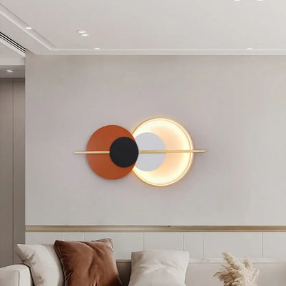 DecorBites™ Circular Sofa Luxury Wall Lamp: Simple Modern Nordic Bedroom Lighting