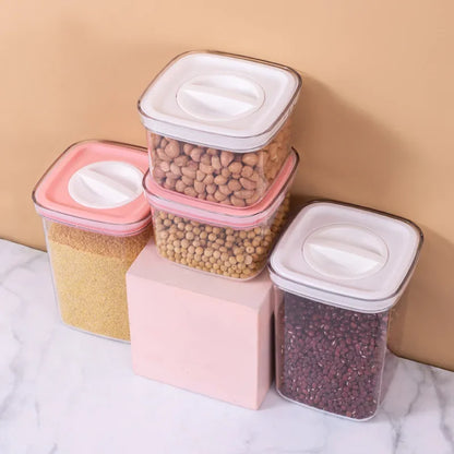 DecorBites™ Kitchen Storage Container Jars with Lid for Cereals Spices Organization