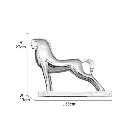 DecorBites™ Horse Resin Sculpture Modern Desk Decoration Ornaments Room Decor Aesthetics