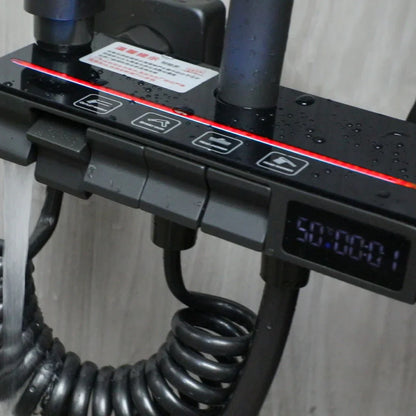 DecorBites™ LED Rain Shower Set with Digital Display & Bidet Mixer Faucet