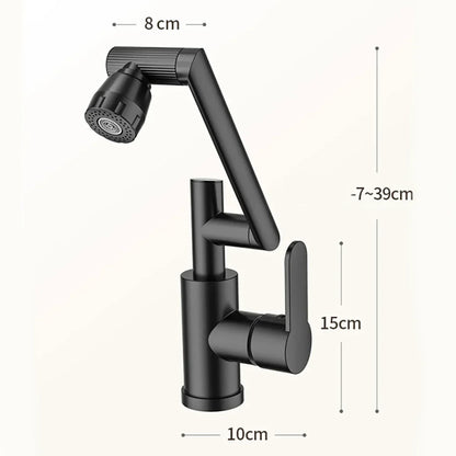 DecorBites™ LED Basin Faucet 360 Rotation Stream Sprayer Hot Cold Water Sink Mixer
