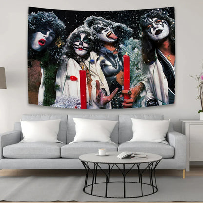 DecorBites™ KISS Band Canvas Tapestry Wall Art Decor for Living Room & Bedroom