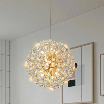 Lámpara de techo colgante LED de cristal DecorBites™ para decoración e iluminación del hogar