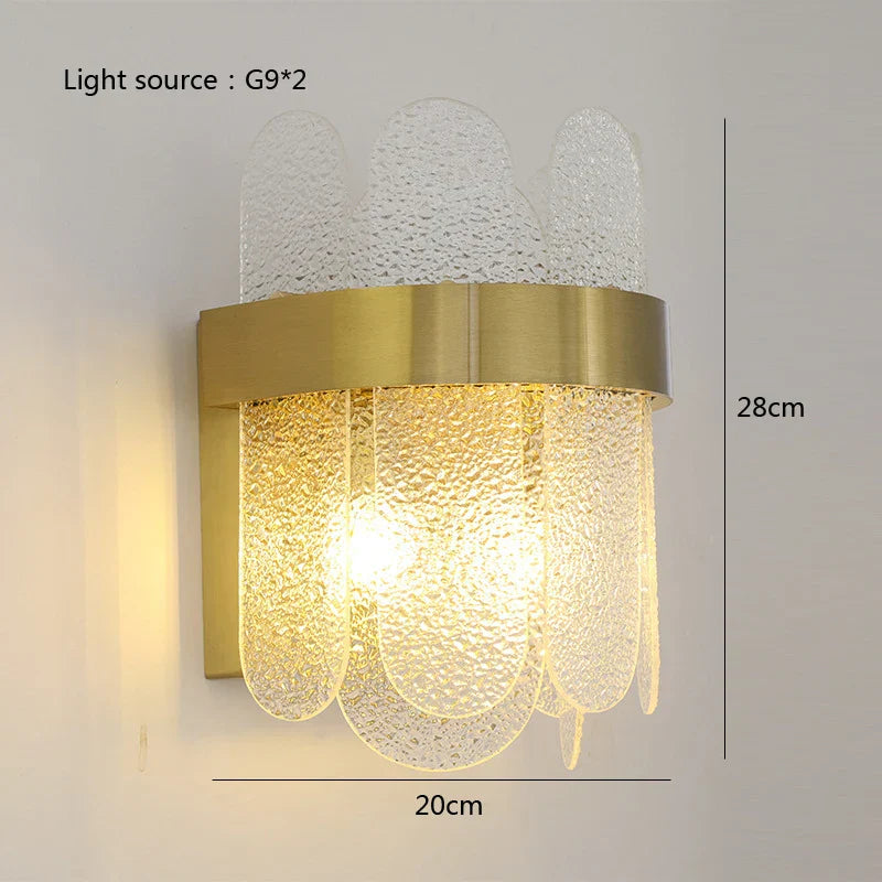 DecorBites™ Glass Chandelier for Ceiling: Elegant Lighting Solution for Dining Table