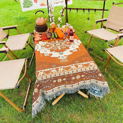 DecorBites™ Bohemian Camping Blanket - Multi-Functional Outdoor Essential