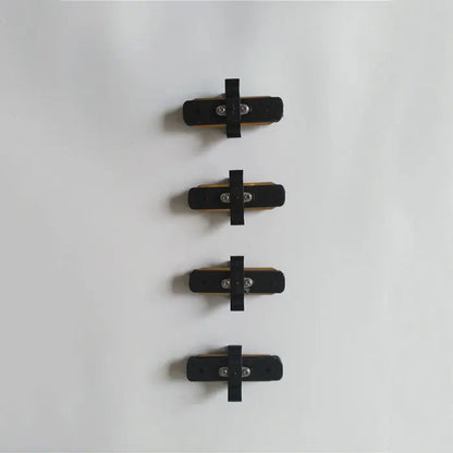DecorBites™ Ceiling Track Rail Connector Set: Black/White, Straight/Cross, 0.5m/1m, 2-Wire