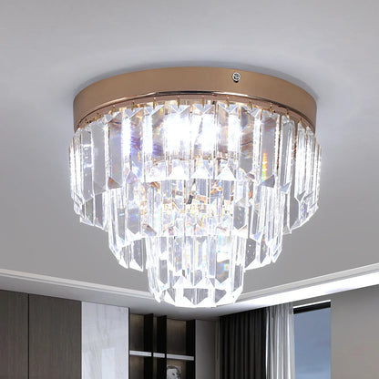 DecorBites™ Crystal LED Ceiling Chandelier for Kitchen Island, Living Room, Dining Room Lighting