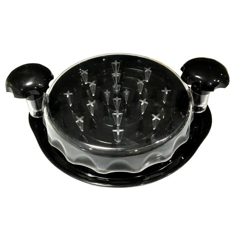 DecorBites™ Chicken Shredder with Clear Lid & Ergonomic Handle