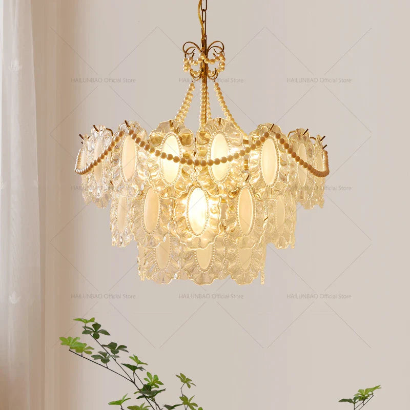 DecorBites™ Crystal Chandelier: Modern Luxury for Living Room & Bedroom