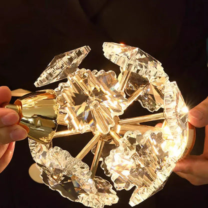 DecorBites™ Crystal Chandelier Stair Pendant Lamp Living Room Interior Lighting