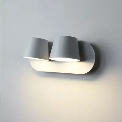 DecorBites™ LED Wall lamps Modern Black White bedroom bedside living room decorative light