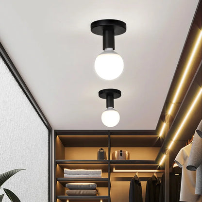 DecorBites™ Industrial LED Ceiling Light: Modern Retro Loft Plafonniers for Living Room Kitchen Cage Home Decor